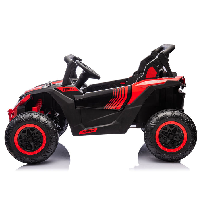 Two Seater 24V Kids Ride On UTV with Parental Remote and LED Lights - Monsta Online