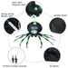 6FT Halloween Inflatable Spider with LED Lights – Giant Blow Up Yard Decoration - Monsta Online