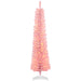 5FT Pink Pre - Lit Pencil Artificial Christmas Tree — 150 Colorful LED Lights, 8 Modes, 250 Tips, Steel Base - Monsta Online