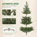 6FT Sparse Artificial Christmas Tree — 1933 Tips, Realistic Cedar, Hinged, Unlit, Steel Base - Monsta Online
