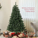 6FT Artificial Christmas Tree — 1000 Tips, Unlit, Auto - Open, Full Wide Shape, Steel Base - Monsta Online