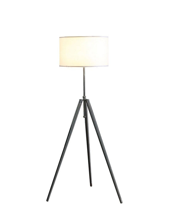 Versatile 64" to 47" Adjustable Tripod Floor Lamp with Chrome Finish - Monsta Online