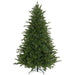 6FT Flocked Artificial Christmas Tree — 1821 Tips, Unlit, Auto - Open Hinged, Wide Full Shape, Metal Base - Monsta Online