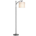 Dimmable Arc Floor Lamp with Remote & Adjustable Color Temperature for Modern Homes - Monsta Online