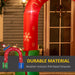 9FT Prelit Inflatable Christmas Arch with Santa Claus Riding Sleigh and LED Lights - Outdoor Decoration - Monsta Online