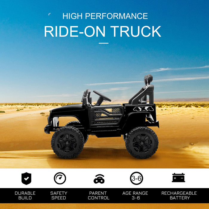 12V Electric 4x4 Kids Ride - On Jeep Truck with Remote Control and LED Headlights - Monsta Online