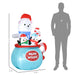 5FT Prelit Inflatable Polar Bear & Penguins in Hot Cocoa Cup with LED Lights - Outdoor Christmas Decoration - Monsta Online