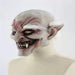 Halloween Evil Demon Elf Mask – Scary White - Eyed Latex Horror Costume, Cosplay - Monsta Online