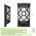 Solar Outdoor Flickering Flame Wall Lights - Waterproof 96 LEDs with Auto On/Off Feature - Monsta Online