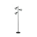 Stylish 65 - Inch Adjustable Cage Shade Floor Lamp for Farmhouse Decor - Monsta Online