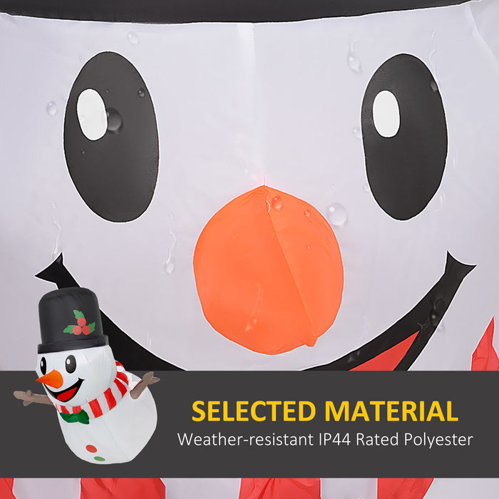 3FT Prelit Christmas Hanging Inflatable Snowman with LED Lights - Outdoor Window Decoration - Monsta Online