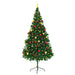 7FT Pre‑Lit Artificial Christmas Tree with Baubles — 200 LEDs, 910 Tips, USB Powered - Monsta Online