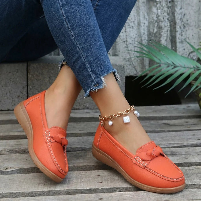 Women's Slip - On Walking Loafers – Wide Toe Box, Arch Support & Non - Slip Sole - Monsta Online