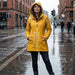 Women's Long Waterproof Rain Jacket – Windproof, Hooded & Breathable - Monsta Online
