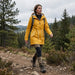 Women's Long Waterproof Rain Jacket – Windproof, Hooded & Breathable - Monsta Online