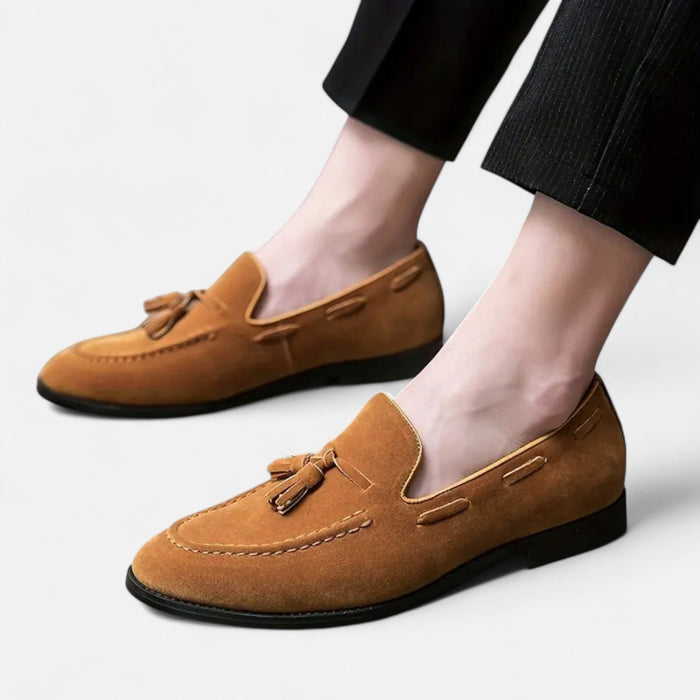 Men's Classic Tassel Loafers – Elegant Slip - On Dress Shoes for Smart Casual & Formal Wear - Monsta Online