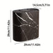 Marble Pattern Trash Can with Lid – Elegant Odor - Resistant Bin for Bathroom & Kitchen - Monsta Online