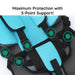 Portable Foldable Child Booster Seat – Lightweight Travel Car Seat with Safety Harness - Monsta Online