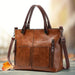 Women's Luxurious Leather Handbag – Timeless Elegant Design with Secure Zip & Adjustable Strap for Every Occasion - Monsta Online
