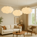 Cloud Pendant Light – Sculptural Fiber Cotton LED Ceiling Fixture for Dining Room & Bar - Monsta Online