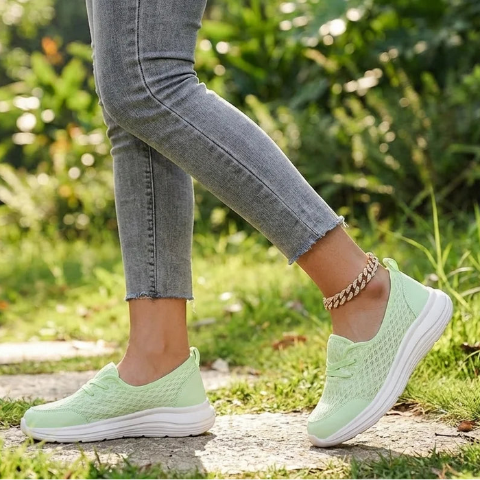 Women's Mesh Orthopedic Shoes – Triple Arch Support, Memory Foam & Nano Sole - Monsta Online