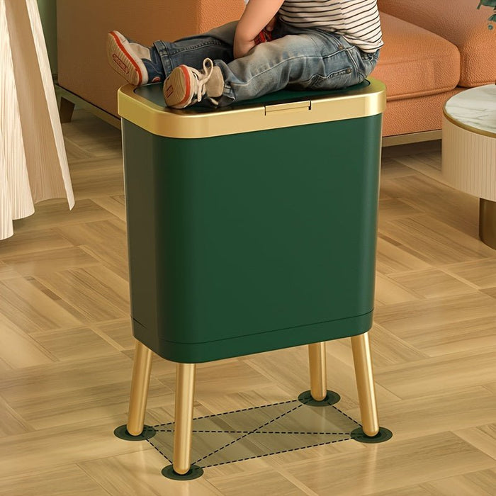 15L Odour - Sealing Trash Can with Elevated Legs – Stylish Flip - Top Waste Bin for Kitchen & Bathroom - Monsta Online