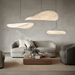 Japandi Silk Pendant Light – Minimalist Cloud Shade for Dining Room & Bedroom - Monsta Online