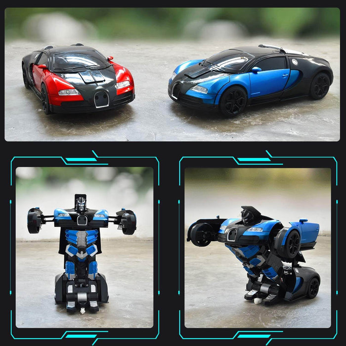 Transforming Remote Control Robot Car Toy – 2 - in - 1 Gesture Control RC Car for Kids Ages 6+ - Monsta Online