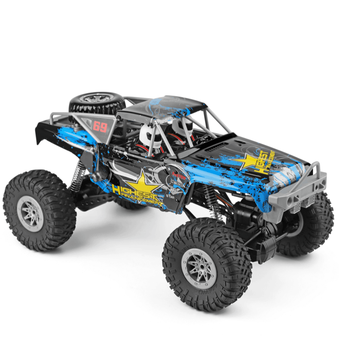 High Conqueror: 1:10 Scale 4WD RC Crawler - Durable Toy Grade Off - Road Remote Control Truck for Kids and Adults - Monsta Online