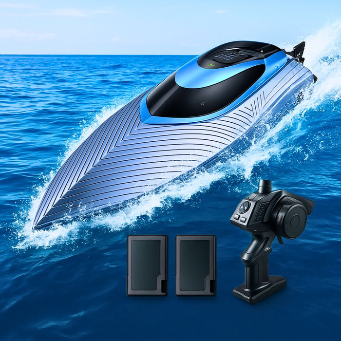JetBlade: High - Speed 30MPH Remote Control SpeedBoat With Dual Batteries for Kids Adults - Monsta Online