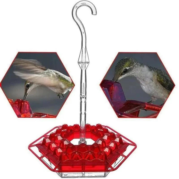 Ant - Proof Hummingbird Feeder – 30 - Port Outdoor Hanging Perch - Monsta Online