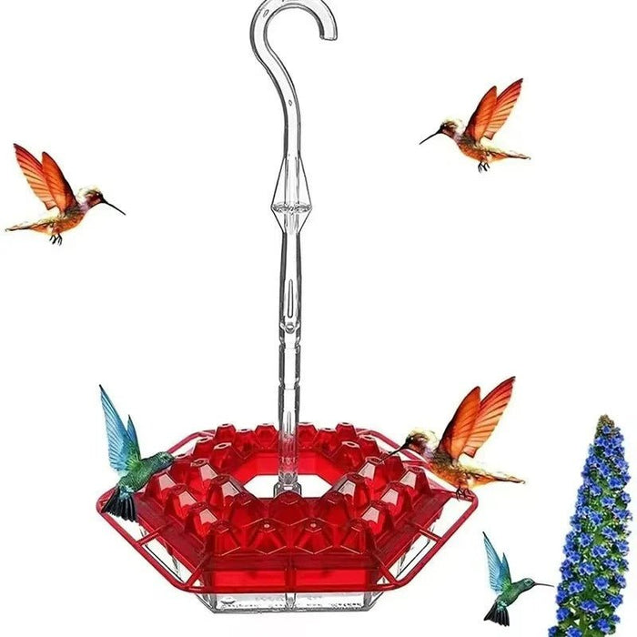 Ant - Proof Hummingbird Feeder – 30 - Port Outdoor Hanging Perch - Monsta Online