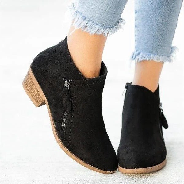 Women's Premium Orthopedic Heel Boots – Triple Arch Support, Cushioned Insole for All - Day Comfort - Monsta Online