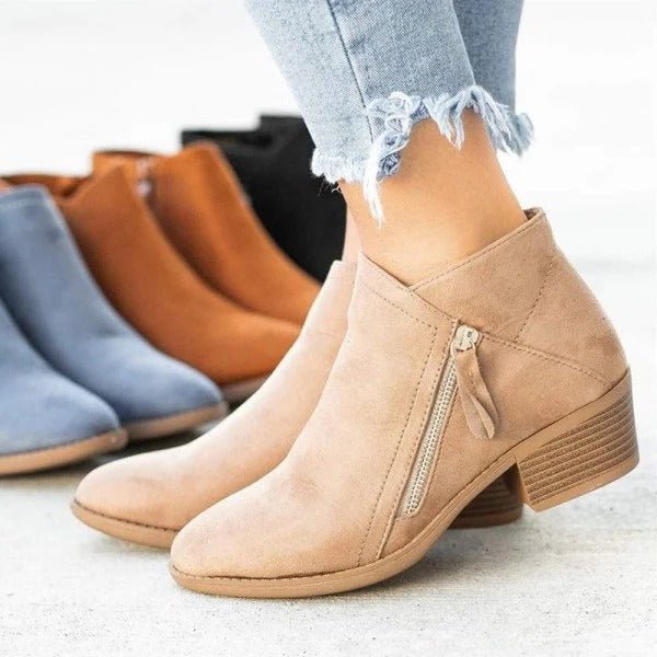 Women's Premium Orthopedic Heel Boots – Triple Arch Support, Cushioned Insole for All - Day Comfort - Monsta Online