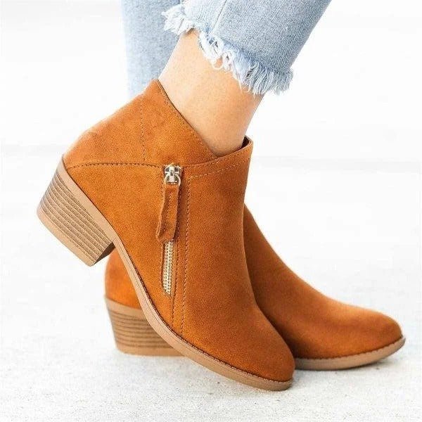 Women's Premium Orthopedic Heel Boots – Triple Arch Support, Cushioned Insole for All - Day Comfort - Monsta Online