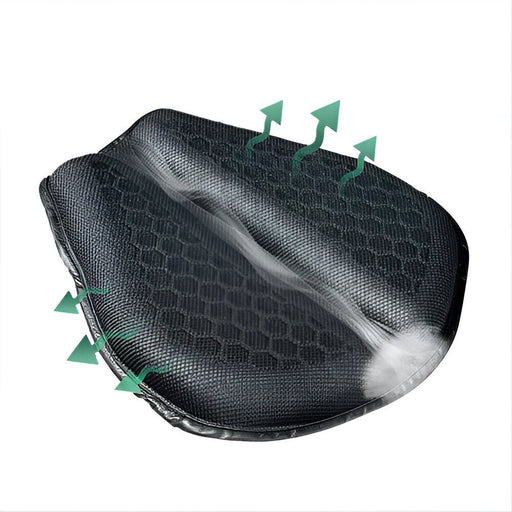 Motorcycle Gel Seat Pad – Ergonomic Honeycomb Cushion for Long Distance Rides - Monsta Online