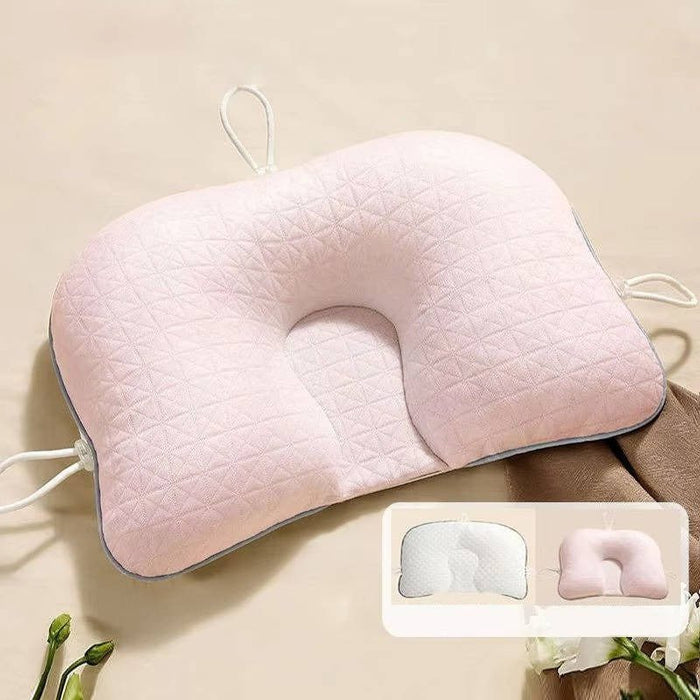 Baby Pillow for Flat Head – Ergonomic Memory Foam & Breathable Cotton - Monsta Online