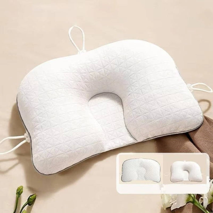 Baby Pillow for Flat Head – Ergonomic Memory Foam & Breathable Cotton - Monsta Online