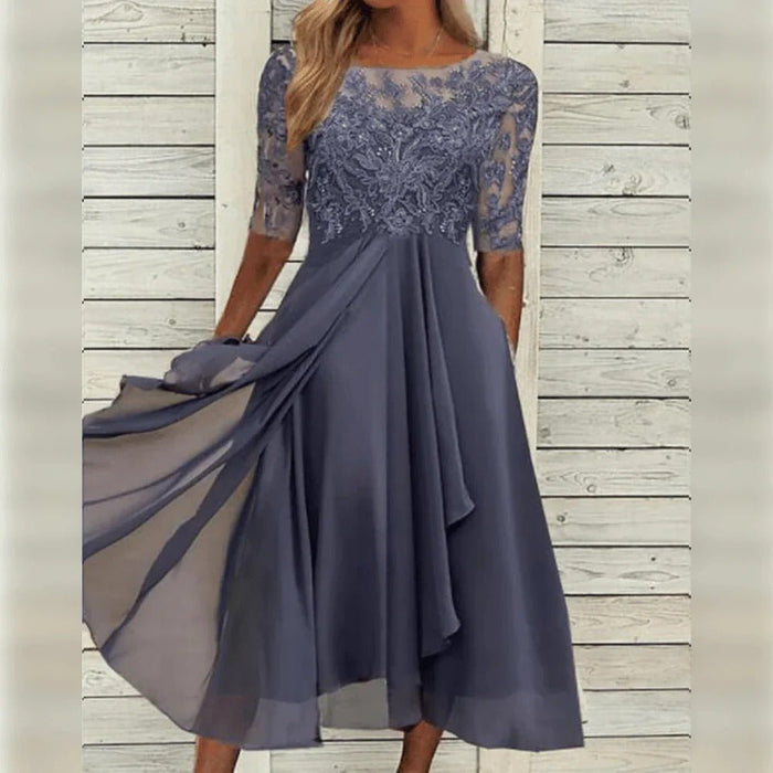 Women's Elegant Dress – Breathable, Flattering Fit for Weddings, Cocktail & Special Occasions - Monsta Online