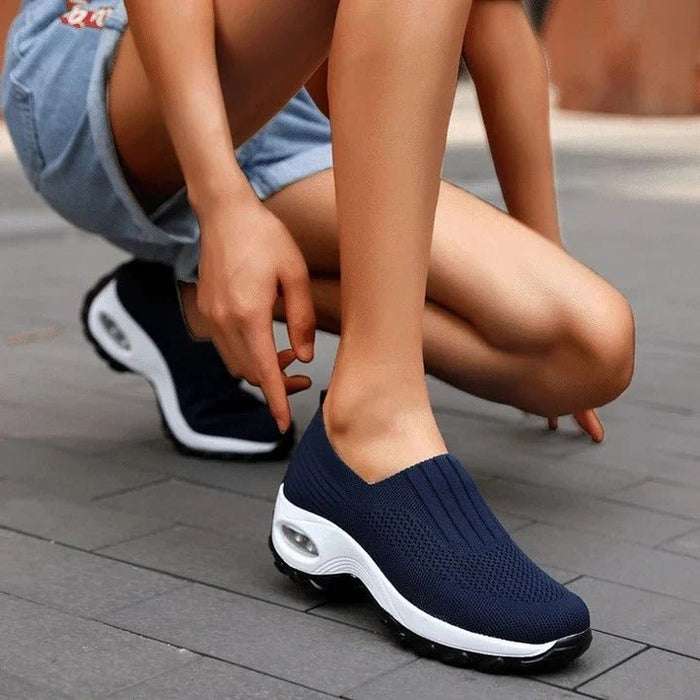 Women's Slip - On Plantar Fasciitis Shoes – Cushioned Insole & Breathable Anti - Slip Design - Monsta Online