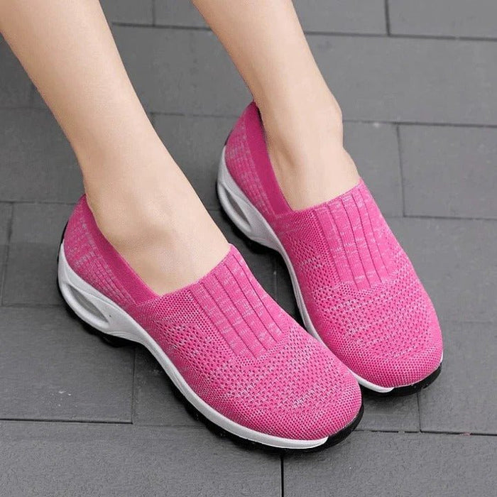 Women's Slip - On Plantar Fasciitis Shoes – Cushioned Insole & Breathable Anti - Slip Design - Monsta Online