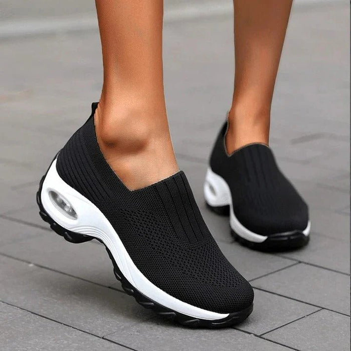 Women's Slip - On Plantar Fasciitis Shoes – Cushioned Insole & Breathable Anti - Slip Design - Monsta Online