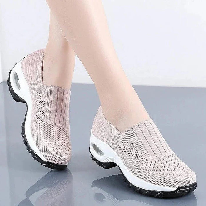 Women's Slip - On Plantar Fasciitis Shoes – Cushioned Insole & Breathable Anti - Slip Design - Monsta Online