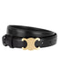 Luxury Leather Belt with Gold Buckle – Elegant Adjustable Waist Belt for Men & Women - Monsta Online