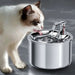 Stainless Steel Cat Water Fountain – Motion Sensor & 4 - Layer Filter for Cats & Dogs - Monsta Online