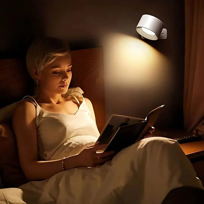 Rechargeable Wall Light – 360° Rotation, Touch Control & Wireless LED Lamp - Monsta Online