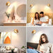 Rechargeable Wall Light – 360° Rotation, Touch Control & Wireless LED Lamp - Monsta Online