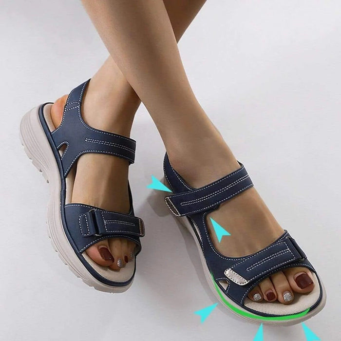 Women's Orthopedic Sandals – Arch Support, Adjustable Straps & Cushioned Non - Slip Sole - Monsta Online