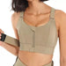 Women's High Impact Sports Bra – Front Zip, Adjustable Straps & Compression Support - Monsta Online