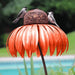Outdoor Coneflower Bird Feeder – Durable Metal Seed Dish, Weather - Resistant & Easy Refill - Monsta Online